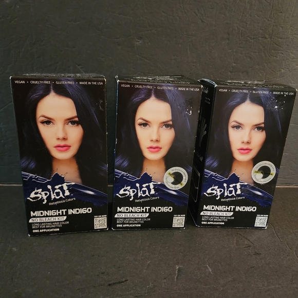Splat Rebellious Colors Midnight Indigo No Bleach Needed Long Lasting Hair Color - Picture 1 of 5